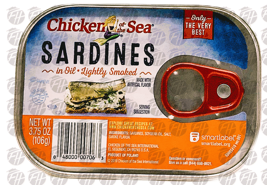 Chicken Of The Sea Sardines In Oil Lightly Smoked Full-Size Picture